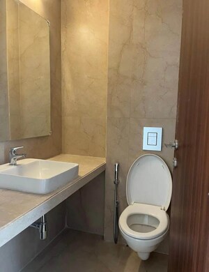 Bathroom in 2 BHK Apartment at Courtyard by Narang Realty and The Wadhwa Group, Pokhran Road No Two – for Rent