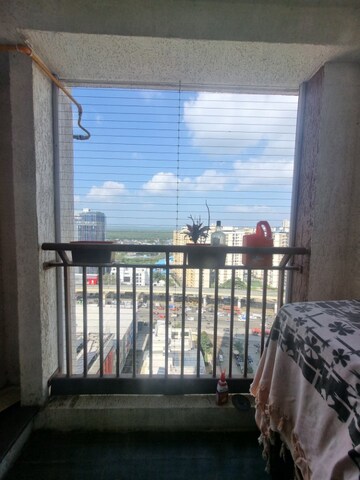 Balcony in 1 BHK Apartment at MICL Aaradhya Highpark, Mira Road – for Rent