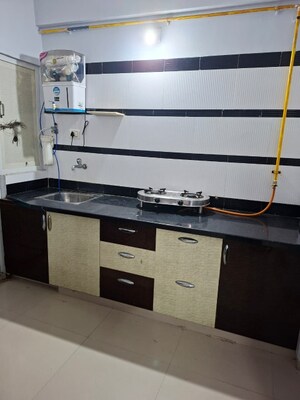 Kitchen in 3 BHK Apartment at Shree Balaji Agora Residency, Sughad – for Rent