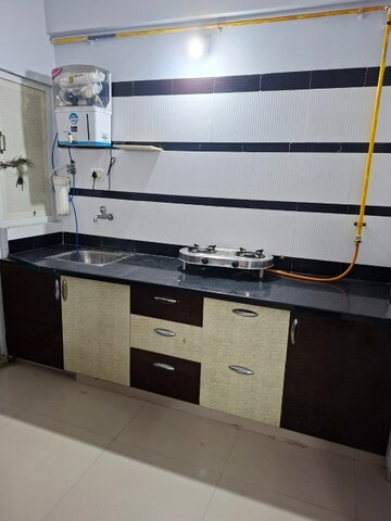 Kitchen in 3 BHK Apartment at Shree Balaji Agora Residency, Sughad – for Rent