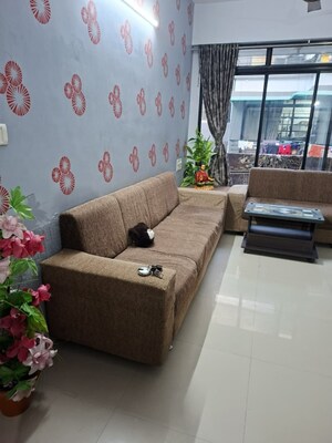 Living Room in 3 BHK Apartment at Shree Balaji Agora Residency, Sughad – for Rent