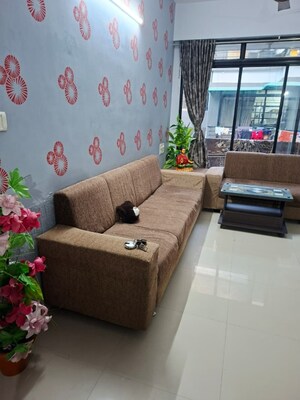 Living Room in 3 BHK Apartment at Shree Balaji Agora Residency, Sughad – for Rent