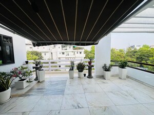 Balcony in 4 BHK Builder Floor at Panchsheel Park – for Sale