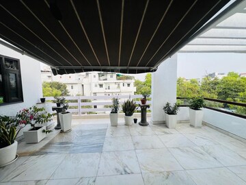 Balcony in 4 BHK Builder Floor at Panchsheel Park – for Sale