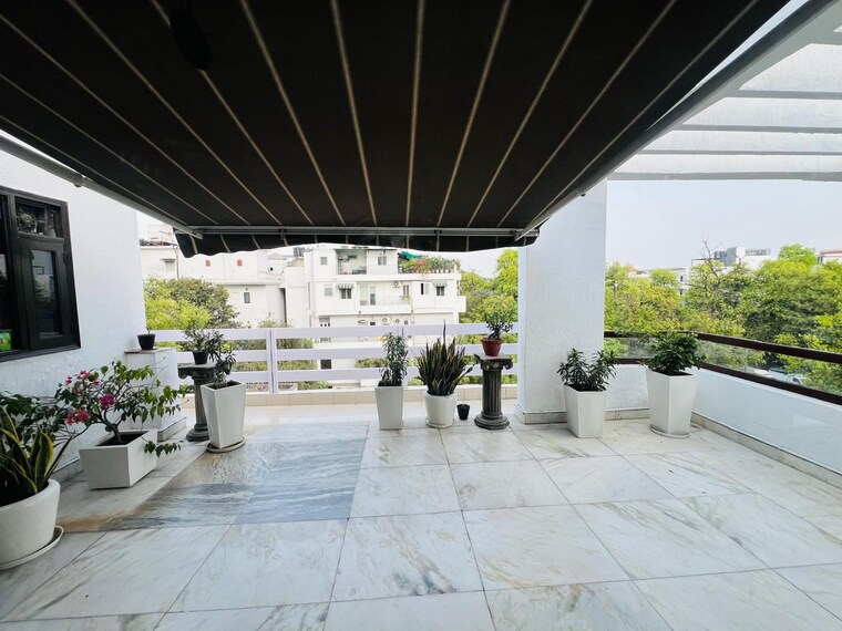 Balcony, panchsheel park 4 Bedroom 4000 Sq.Ft. Builder Floor In Panchsheel Park Delhi 9582582