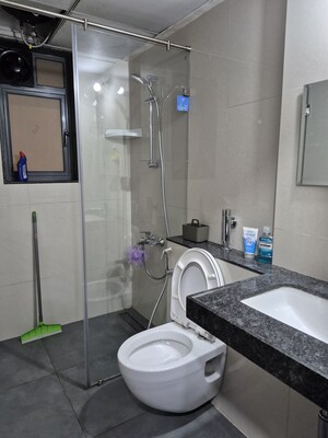 Bathroom in 2 BHK Apartment at Malpani Vivanta, Balewadi – for Rent