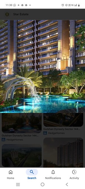 4 BHK Apartment – Exterior View View at Gulshan Dynasty, Sector 144 - for Sale