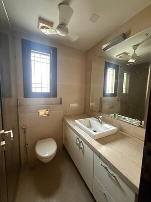 Bathroom in 3 BHK Builder Floor at Greater Kailash ii – for Rent