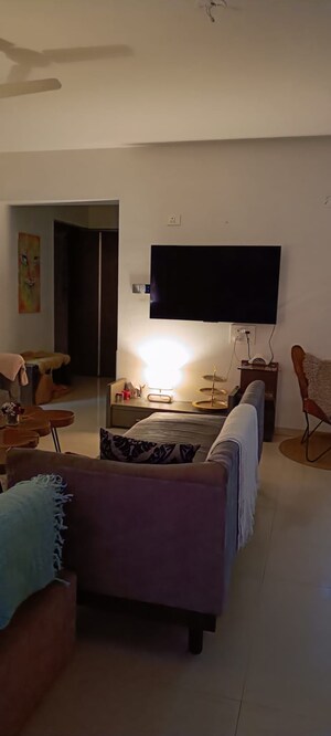 Living Room in 3 BHK Apartment at Bhandari 43 Privet Drive, Balewadi – for Rent