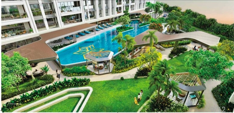 Garden, raymond-invictus-by-gs 4 Bedroom 1920 Sq.Ft. Apartment In Bandra East Mumbai 9582711