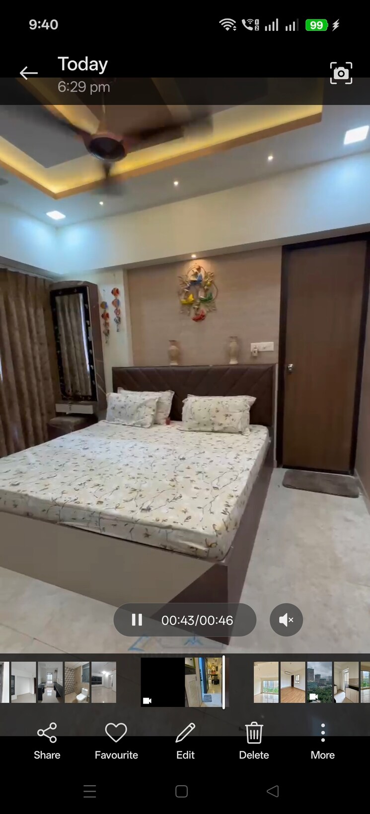 Bedroom, lodha-amara 2 Bedroom 672 Sq.Ft. Apartment In Kolshet Road Thane 9582717