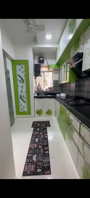 Kitchen in 2 BHK Apartment at Lodha Amara, Kolshet Road – for Rent