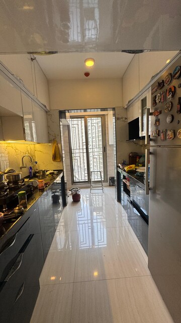 Kitchen in 1 BHK Apartment at Regency Anantam, Dombivli East – for Rent