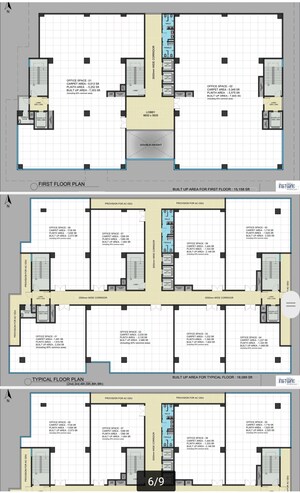 Floor Plan in  Office Space at Kokapet – for Sale