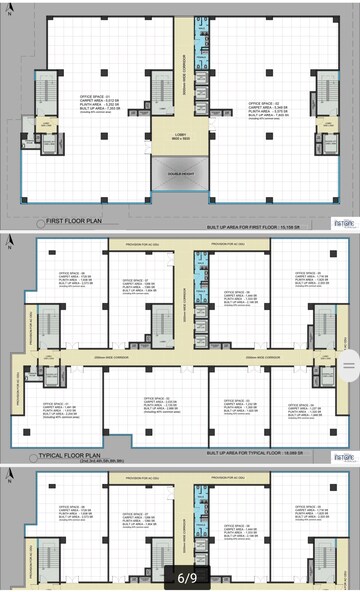 Floor Plan in  Office Space at Kokapet – for Sale