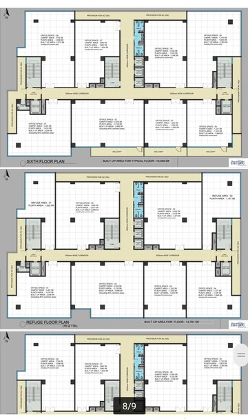 Floor Plan in  Office Space at Kokapet – for Sale