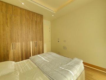 Bedroom in 2 BHK Apartment at Bhartiya Leela Residences, Thanisandra Main Road – for Rent