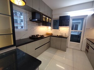 Kitchen in 3 BHK Apartment at Aparna Sarovar Zicon, Nallagandla – for Rent