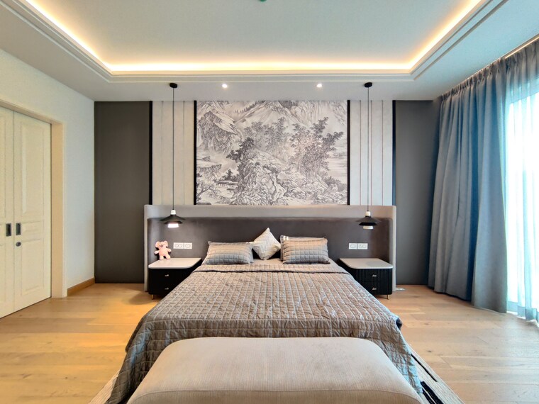 Bedroom, bhartiya-leela-residences 3 Bedroom 3115 Sq.Ft. Apartment In Thanisandra Main Road Bangalore 9582905