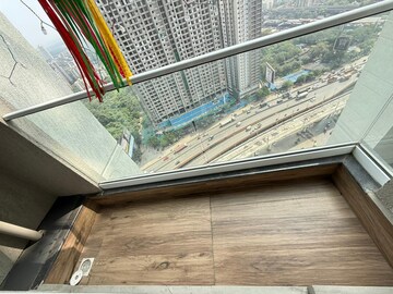 Balcony in 2 BHK Apartment at Ashar Axis, Majiwada – for Rent