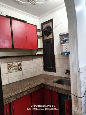 Kitchen in 2 BHK Builder Floor at New Ashok Nagar – for Rent