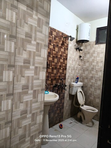 Bathroom in 2 BHK Builder Floor at New Ashok Nagar – for Rent
