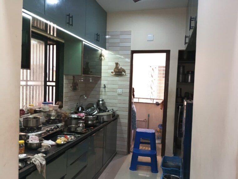 Kitchen, gota 2 Bedroom 990 Sq.Ft. Apartment In Gota Ahmedabad 9583061