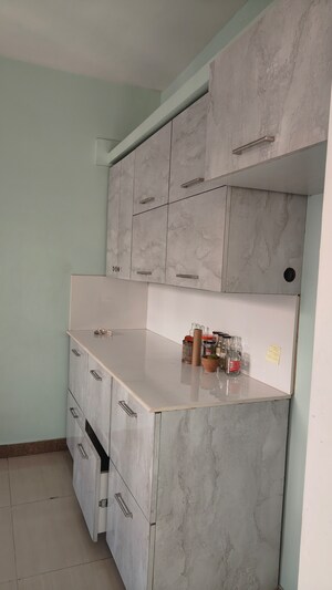 Kitchen in 2 BHK Apartment at Magarpatta Jasminium, Hadapsar – for Rent