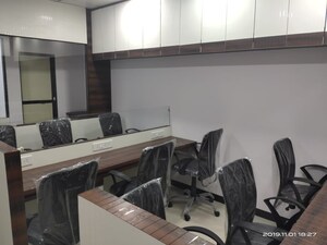 Team Area in  Office Space at Real Tech Park, Vashi Sector 30a – for Rent