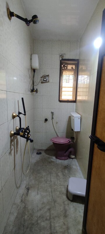 Bathroom in 1 BHK Apartment at Shree Shivdham CHS, Malad West – for Rent