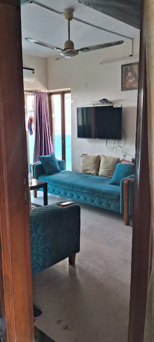 Living Room in 2 BHK Apartment at Gokul Nagari CHS, Kandivali West – for Sale