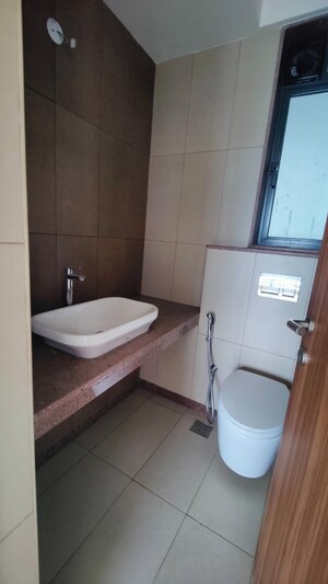 Bathroom in 2 BHK Apartment at Shapoorji Pallonji Vicinia, Powai – for Rent