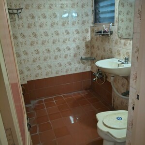 Bathroom in 4 BHK Villa at Prahlad Nagar – for Rent