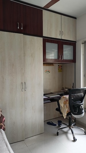 Bedroom in 2 BHK Apartment at Gananjay Society, Kothrud – for Rent