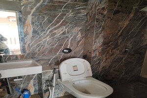 Bathroom in 2 BHK Apartment at Blumen Apartments, Vikhroli West – for Rent