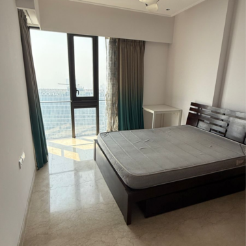 Bedroom in 2 BHK Apartment at Lodha Parkside, Kamala Mill – for Rent