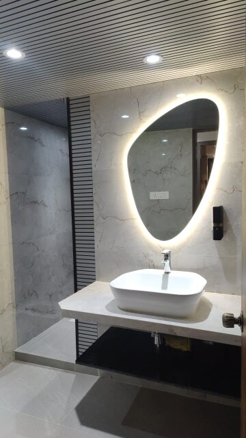 Bathroom in 1 BHK Apartment at Om Sai Heights Ulwe, Ulwe Sector 16 – for Rent