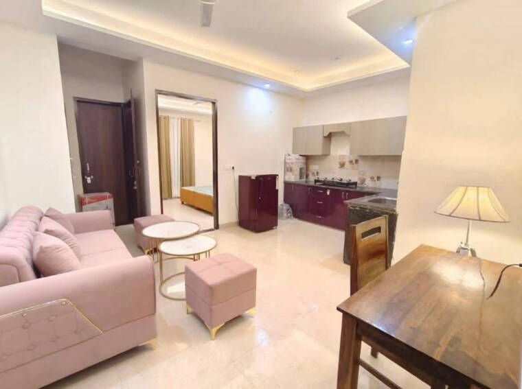 Living Room, saket 1 Bedroom 500 Sq.Ft. Apartment In Saket Delhi 9583468