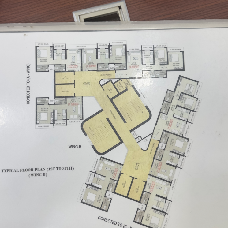 Master Plan, shraddha-vardaan 2 Bedroom 535 Sq.Ft. Apartment In Tirandaz Mumbai 9583494