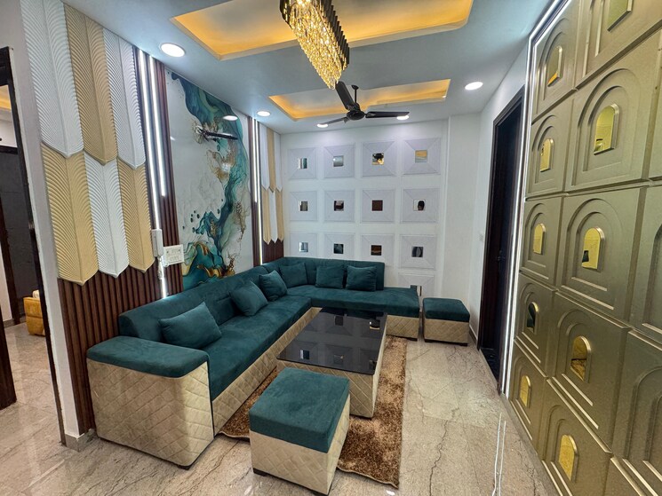 Living Room, dwarka mor 3 Bedroom 950 Sq.Ft. Builder Floor In Dwarka Mor Delhi 9583498