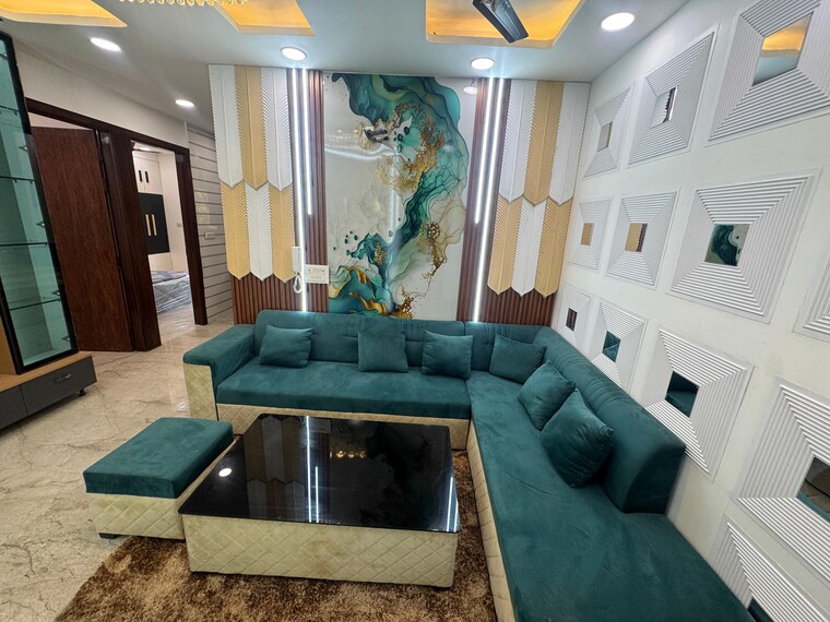 Kitchen, dwarka mor 3 Bedroom 950 Sq.Ft. Builder Floor In Dwarka Mor Delhi 9583498