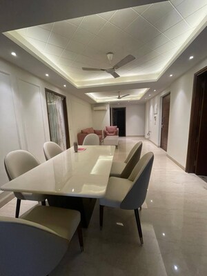 Living Room in 3 BHK Apartment at Freedom Fighters Enclave – for Rent