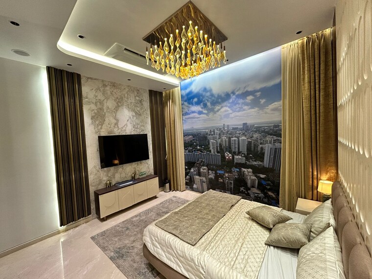 Bedroom, ariha-skyes 3 Bedroom 1364 Sq.Ft. Apartment In Goregaon West Mumbai 9583506