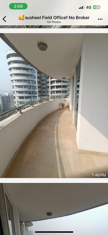 Balcony in 4 BHK Apartment at Omaxe Forest Spa, Sector 93b – for Rent