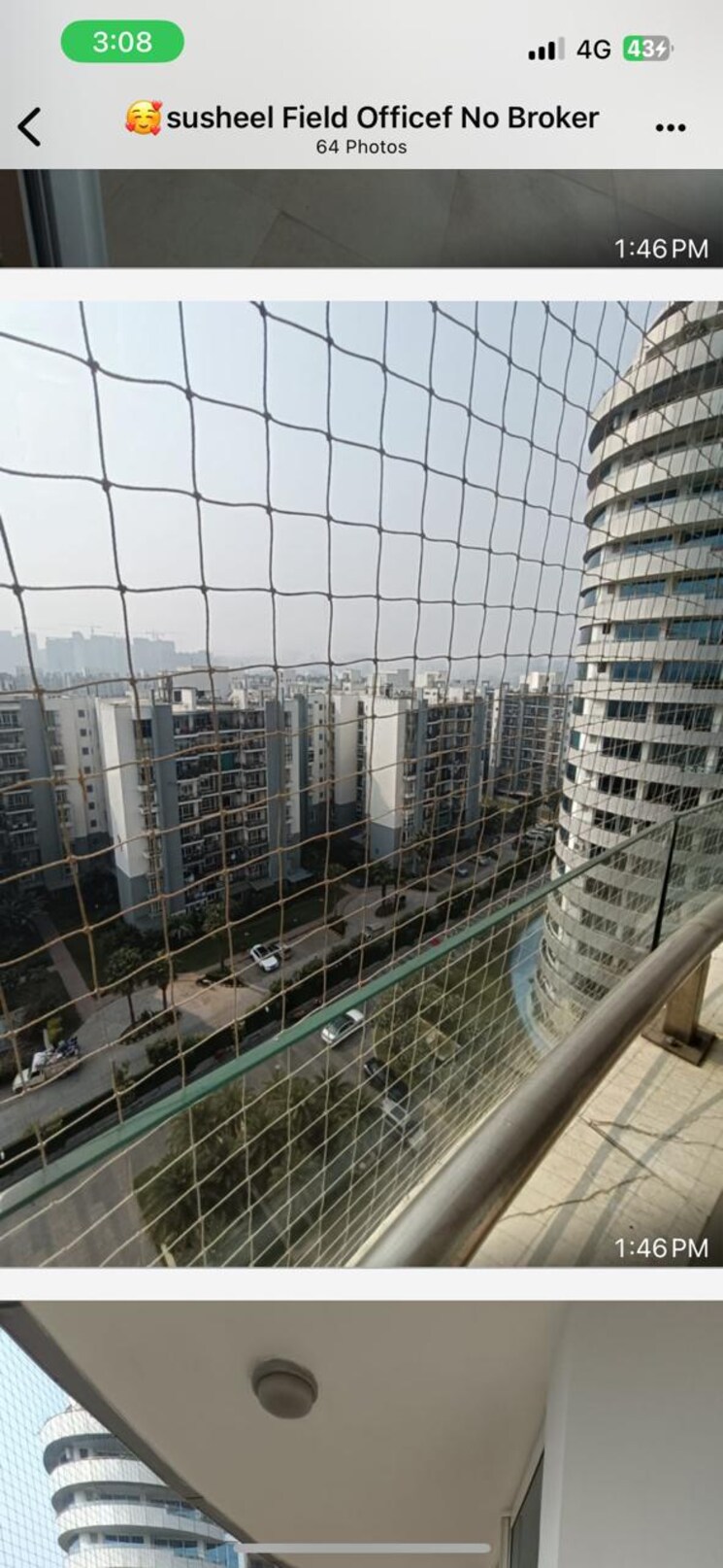 Balcony, omaxe-forest-spa 4 Bedroom 4150 Sq.Ft. Apartment In Sector 93b Noida 9583650