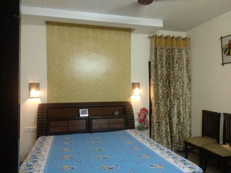 Bedroom, dhakoli 1 RK 540 Sq.Ft. Apartment In Dhakoli Zirakpur 9583642