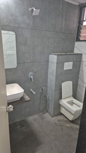 Bathroom in 3 BHK Apartment at Chandkheda – for Rent