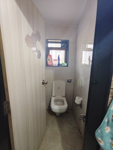 Bathroom in 1 BHK Apartment at Asmita Jyoti CHS, Malad West – for Rent