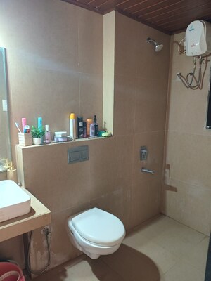 Bathroom in 2 BHK Apartment at Akshar Alltorios, Hadapsar – for Rent