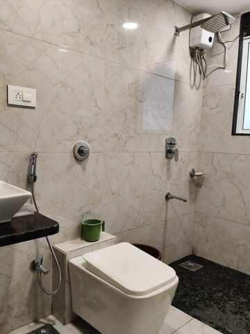 Bathroom in 2 BHK Apartment at Vishal CHS Pant Nagar, Pant Nagar – for Rent
